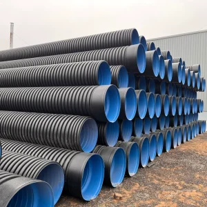 HDPE Double Wall Corrugated Pipe for Drainage and Sewage System SN4 SN8
