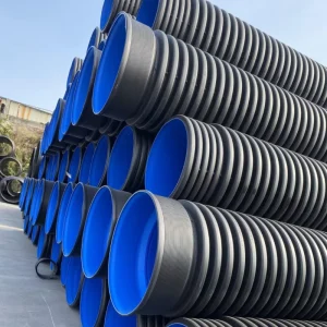 HDPE Double Wall Corrugated Plastic Pipe Dwc and Mrp for Water Drainage System Pipe Sewerage