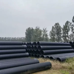 HDPE Double Wall Corrugated Plastic Tubes for Buried Underground Drainage Sewerage