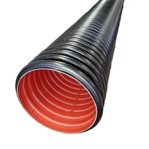 HDPE Double Wall SN4 SN8 Corrugated Pipe Water Agriculture Hot Melting Connection Moulded PE Corrugated Plastic Drainage Pipe