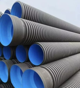 HDPE Double-wall Bellows Drainage Pipe Sewage Output Pipe DN200 DN300 DN400 DN500 SN8