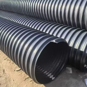 HDPE Double-wall Corrugated Pipe Durable and Capable of Adapting to Thermal Expansion and Contraction