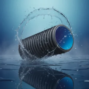HDPE Double-wall Corrugated Pipes for Sewage Transportation in China Customized by Manufacturers