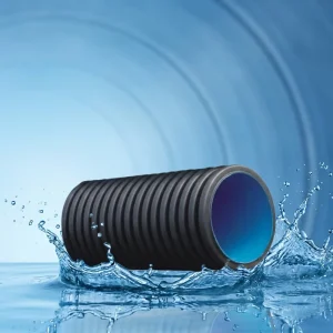 HDPE Double-wall Corrugated Pipes for Sewage Transportation in China Customized by Manufacturers