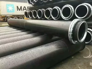 HDPE Dredging Pipe Corrosion Barrier DN485 20mm Mine Tailings Pond Desilting Strong HDPE Dredging Conduit