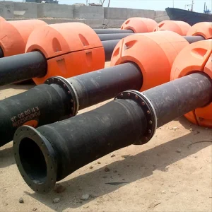 HDPE Dredging Pipe With Floater For Offshore Sand Dredging 500mm