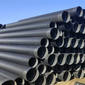 HDPE Dual Wall Corrugated Drain Pipes DN800 High Pressure Flexible Durable Eco-Friendly Sewage Drainage System