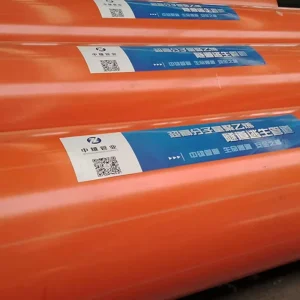 HDPE Escape Pipe Low Loss Water Transmission Tube for Inter Basin Water Transfer Mining Sand Transportation Road Tunnel Safety