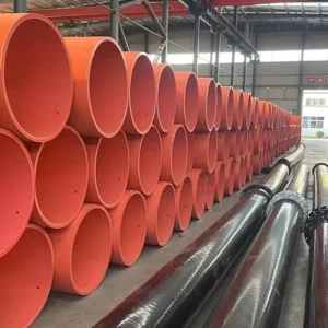HDPE Escape Pipe Safe Water Transmission Pipe for Township Water Supply Industrial Circulating Water Tunnel Construction