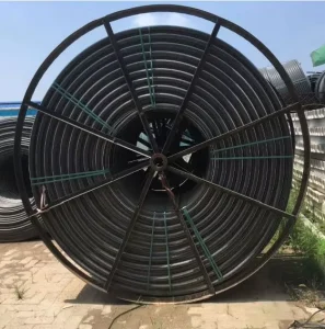 HDPE Fiber Optic Conduit Easy Cable Blowing OD61 3.5mm Residential Park Network Duct Tube
