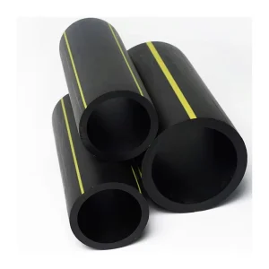 HDPE Gas Pipe PE100 Pipe Polyethylene Plastic Pipe Sdr 11 17 21 With Orange Stripe for Natural Gas