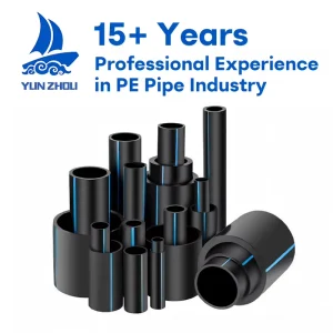 HDPE High Density Polyethylene Pipe PE Plastic Tubes For Water Supply Drainage Irrigation High Pressure & Durable