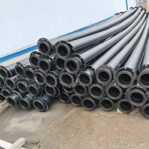 HDPE High Pressure Dredge Pipe Great Flexibility DN280 13.4mm Thickness Metallurgical Mine Slurry Transport Marine Conduit