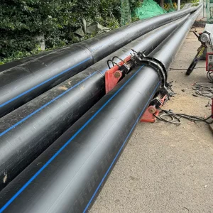 HDPE Plastic Pipe High Pressure High Toughness Anti-Corrosion Water Supply Pipe For Municipal Engineering PN1.6MPa ISO