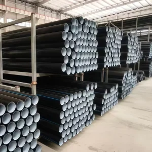 HDPE High Pressure Water Supply Pipes 140mm 5 Inch Steel Wire Mesh Skeleton Flexible Polyethylene HDPE Pipes for Firefighting