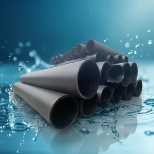 HDPE Hollow Wall Wound Drainage Pipes for Municipal Sewage Drainage ISO Standard 200 1500mm Customized Manufacturers
