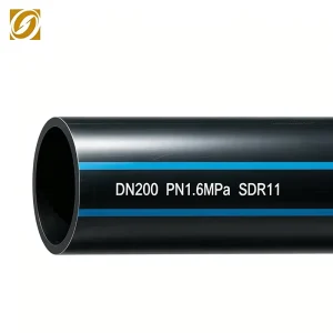 HDPE Industrial Pipe Anti Corrosion Anti Aging High Pressure PN 4~20 OD 20-1000mm GB/T13663-2000/ISO