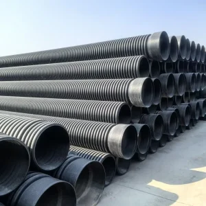 HDPE Inner-ribbed Spiral Wound Pipes for Underground Sewage Drainage in Buildings