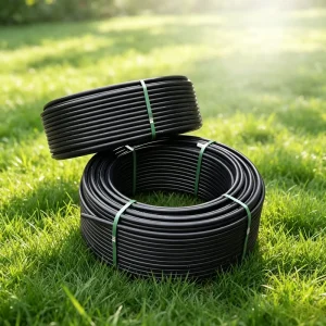 HDPE Irrigation Pipe Black Plastic PE Water Pipe for Farm Drip Irrigation System 16 75mm Size Custom Length
