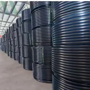 HDPE PE Flexible High Pressure Electrical Conduit Pipe 40mm 63mm Black Hose Cover 200m ISO Standard for Wire Cable
