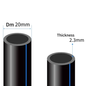 HDPE PE Plastic Tubes for Water Supply Drainage and Irrigation High Density Polyethylene PE Pipe