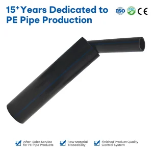 HDPE PE Water Pipe Anti-corrosion 200mm 225mm HDPE Water Supply Pipe for Water Conservancy