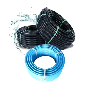 HDPE PE100 Black Soft Hose 1 Inch Plastic Roll Garden Hose Water Supply Anti Corrosion Durable