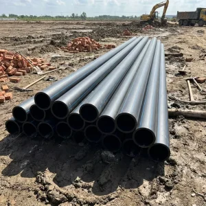 HDPE PE100 High Pressure Water Supply Pipes Dn25 63mm Pn6 Pn16 Black Anti Corrosion Customized Sizes for Irrigation Water Supply