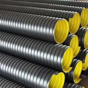 HDPE PE100 PE80 Double Wall Corrugated Pipe SN4 SN8 High Strength Corrosion Resistant Drainage Sewage Municipal Pipeline TG