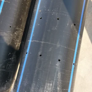 HDPE Perforated PE Pipe 32mm 40mm 50mm 110mm 60mm Drainage Tubes With Holes Plastic