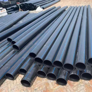 HDPE Pipe Plastic Black Tube Water Drainage Pipe High Pressure Water Irrigation Pipe Plastic Tubes Exporter