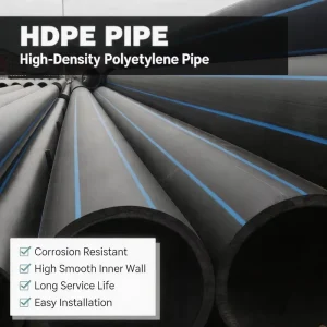 HDPE Pipes PN10 PN16 PE Water Plastic Tube Large Diameter Irrigation HDPE Pipe