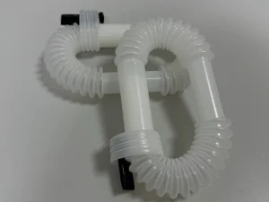 HDPE Plastic Clear Corrugated 39cm Flexible Hose for Oil Tank and Gasoline Tubing