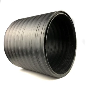 HDPE Plastic Corrugated Sewage Drainage Pipes PE Material Steel Wound Pipe Welding ISO Standard Durable Anti Corrosion