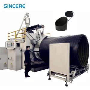 HDPE Plastic Spiral Hollow Wall Winding Pipe Tank Making Machinery Extrusion Production Equipment