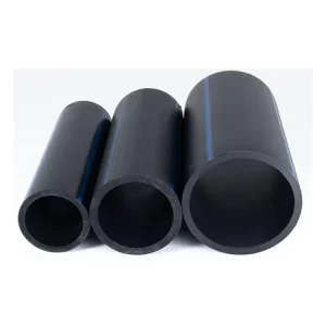 HDPE Plastic Tubes Water Supply Drainage PE Pipe Black Durable Corrosion Resistant 50 Year Lifespan