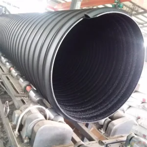 HDPE Polyethylene High Pressure Flexible Large Diameter Corrosion resistant Sewer Drainage Pipe Double Wall Corrugated Steel