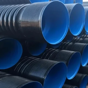 HDPE SN10 Double Wall Corrugated Drainage Pipe DN100-DN1200 Culvert Pipe