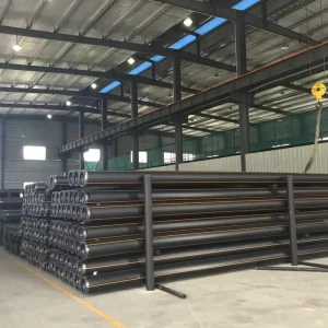 HDPE Sewage Water Transport Polyethylene Pipe Used in Mine Hdpe Pipe Hdpe Perforated Corrugated Pipe for French Drain