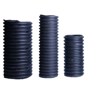 HDPE Single and Double Wall Corrugated Perforated Drainage Pipes Available From Stock for Landscaping Tunnel Drainage