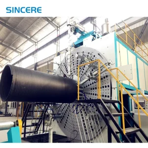 HDPE Single screw 800 3000 Huge Diameter SN10 Spiral Pipe Line High Accuracy Energy Saving