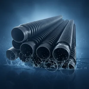 HDPE Spiral Corrugated Inner Rib Pipes for Municipal Sewage Drainage ISO Standard SHEN SU Brand Customized