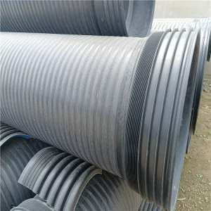 HDPE Steel Reinforced Corrugated Pipe High Density Plastic Pipe