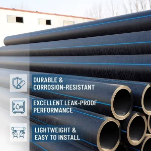 HDPE Straight Pipe for Sewage & Stormwater Drainage