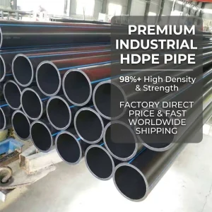 HDPE Water Supply Pipe 100mm 110mm 160mm 250mm 315mm 355mm PE Plastic Tube