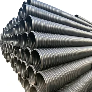 HDPE Winding Structure Wall Pipe Hollow work Shape Structure SN4 SN8 SN12.5 Grade Products 200mm-500mm