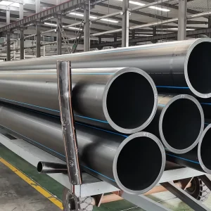 HDPE100 Water Supply Pipe PN16 High Pressure Plastic Drinking Water Tube for Agriculture Irrigation Municipal Water Transport