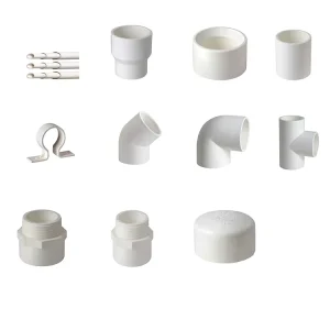 HVAC Drainage and Water Supply Plastic Hydroponic AS NZS1477 PVC Fitting Elbow Plastic Pipe and Fitting