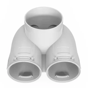 HVAC Duct PE Pipe Connector Pipe Tee HVAC Accessories for Air Conditioning