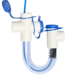 HVAC Usage 3 4 Inch Pipe Fitting Condensate Drain Pan PVC U Trap Connector TEE CROSS LLS EZ113